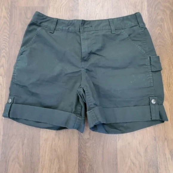 Carhartt cargo shorts size 10 original fit green - Picture 1 of 3